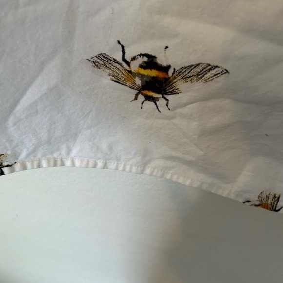 Victoria Beckham Target Girls Bee Print Cap Sleeve Peasant Dress Size L - Picture 5 of 6